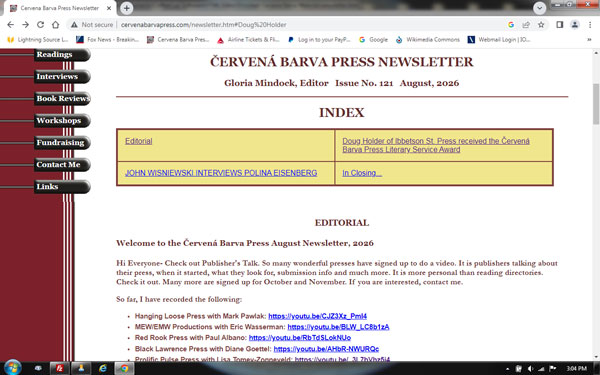 August, 2026 Newsletter